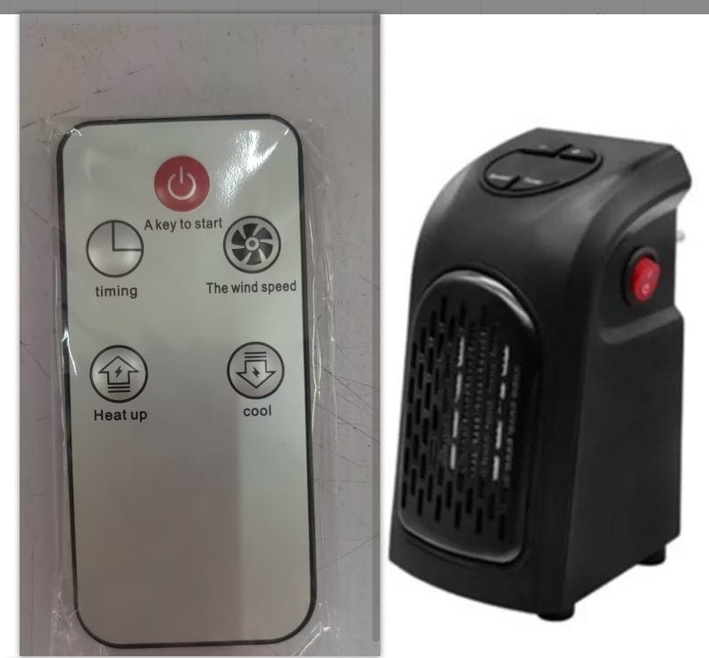 Winter Air Heater Fan Heater Electric Home Heaters Mini Room Air Wall Heater Ceramic Heating Warmer Fan For Home Office Camping - Expo GBlack with remote controlEU0