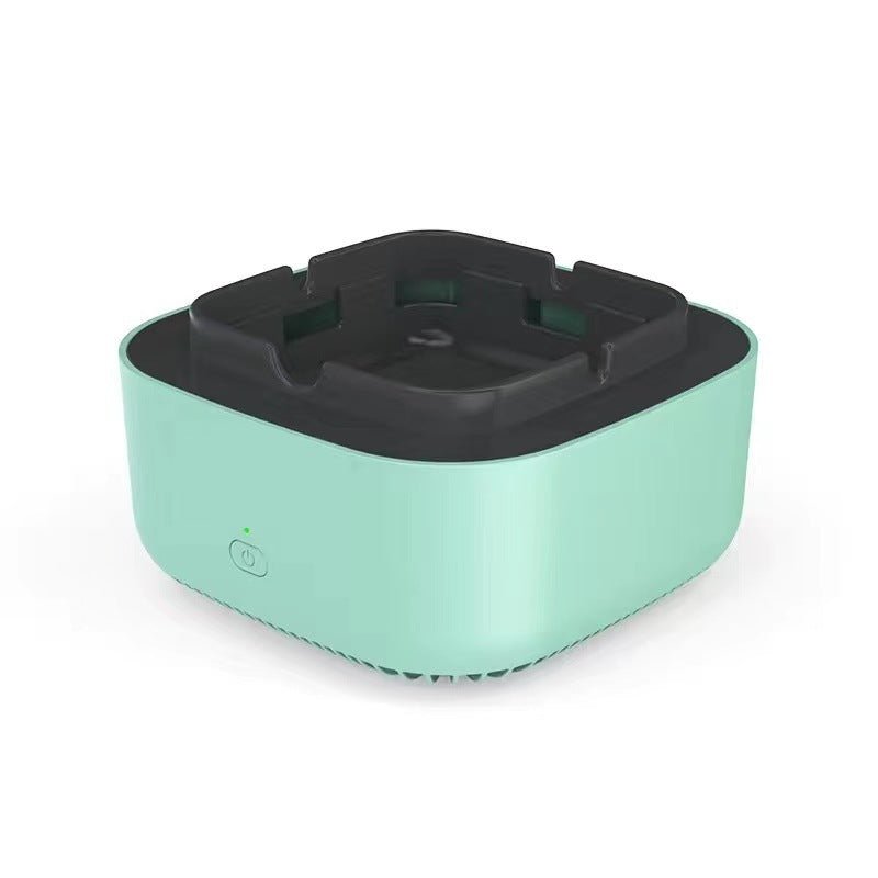 Smoke Removal Air Purification Ashtray Anion Purification Practical Automatic Purifier Ashtray Portable Gadgets For Car Ashtray - Expo GSquare Green0