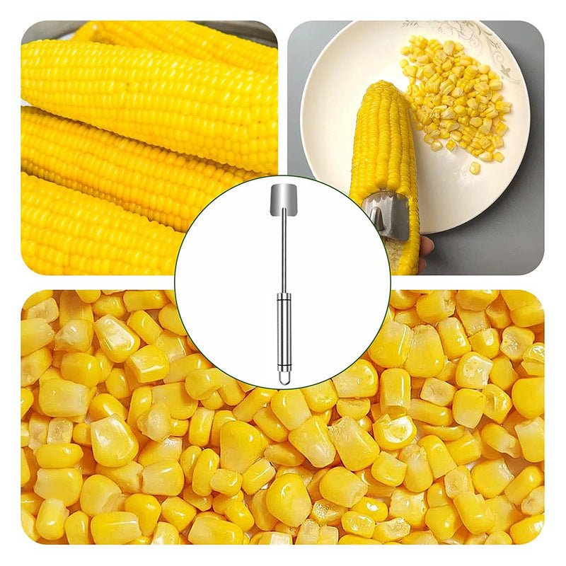 Stainless Steel Household Kitchen Multi - functional Corn Shovel - Expo GCorn Shovel OPP Bag0