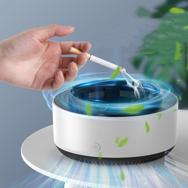 Smoke Removal Air Purification Ashtray Anion Purification Practical Automatic Purifier Ashtray Portable Gadgets For Car Ashtray - Expo GStarry Sky Green0