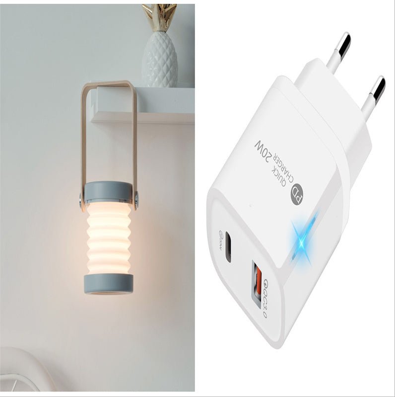 Foldable Touch Dimmable Reading LED Night Light Portable Lantern Lamp USB Rechargeable For Home Decor - Expo GSet10.5 watts0