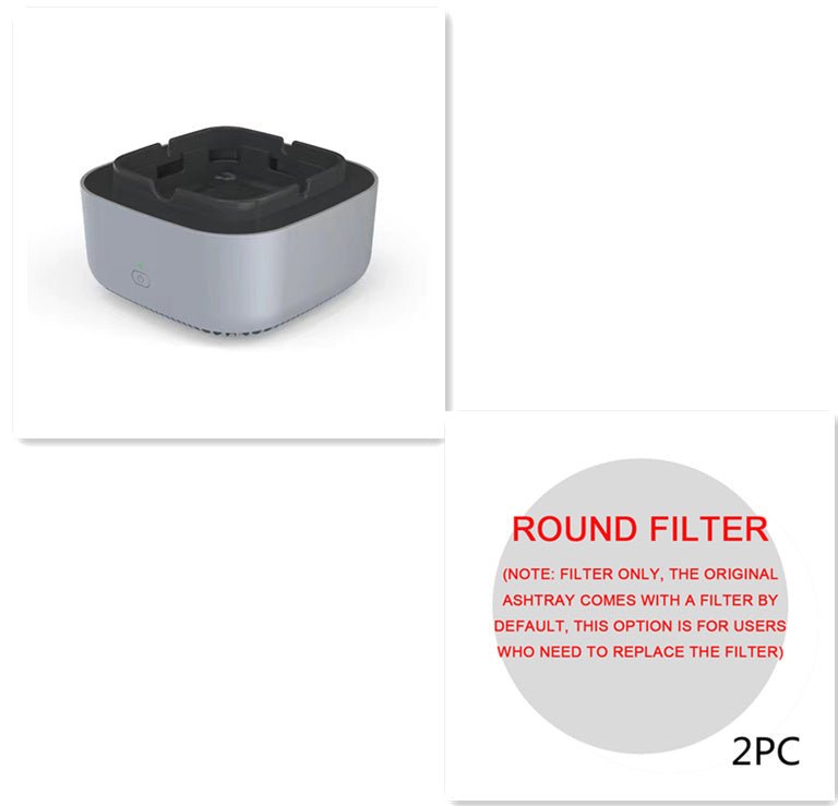 Smoke Removal Air Purification Ashtray Anion Purification Practical Automatic Purifier Ashtray Portable Gadgets For Car Ashtray - Expo GSet40
