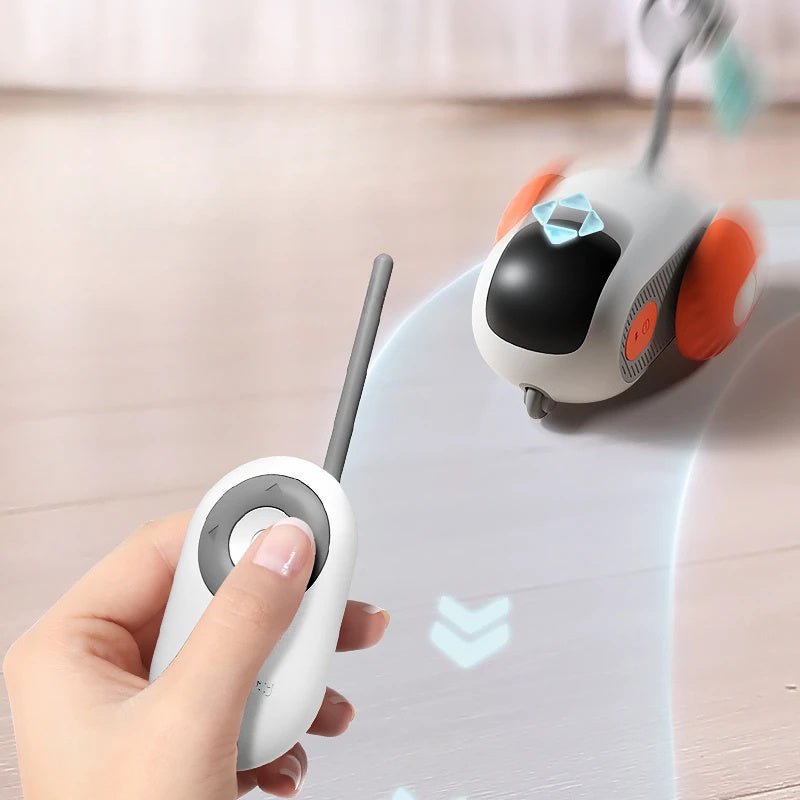 Remote Control Interactive Cat Car Toy USB Charging Chasing Automatic Self - moving Remote Smart Control Car Interactive Cat Toy Pet Products - Expo GBlue Running CarUSB0