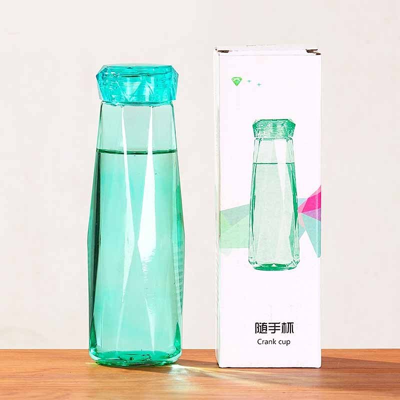 Creative Simple Pure Color Diamond Glass Cup - Expo GGreenDrinkware