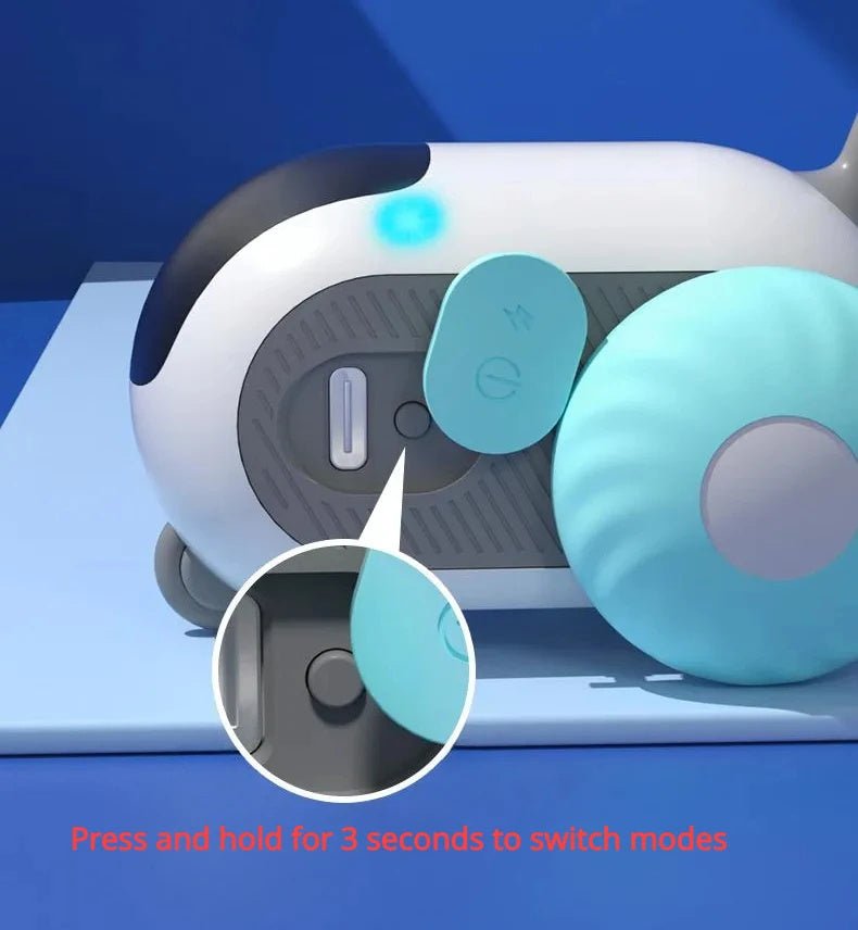 Remote Control Interactive Cat Car Toy USB Charging Chasing Automatic Self - moving Remote Smart Control Car Interactive Cat Toy Pet Products - Expo GBlue Running CarUSB0
