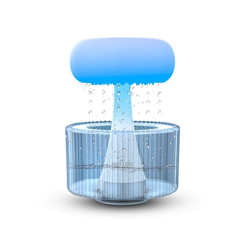 Jellyfish Raindrop Humidifier Ultrasonic Atomization Seven - color Ambience Light Cloud Rain Aroma Diffuser Home Decor - Expo GJH100
