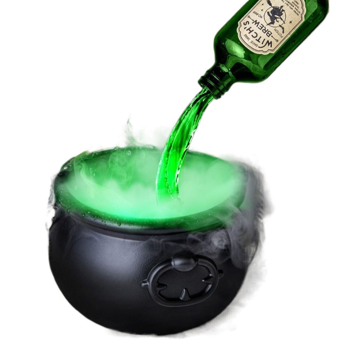 Halloween Black Wizard Bowl Magic Float Bottle And Diffuser Indoor Home Bar Magic Party Horror Ghost Props Halloween Decoration - Expo GLarge SizeBlack Witch Bowl0