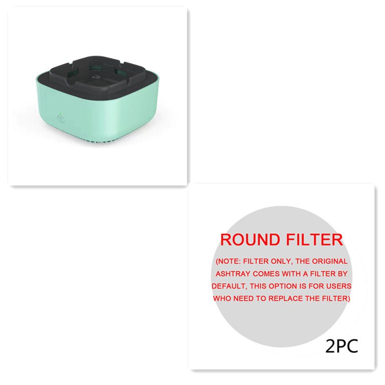 Smoke Removal Air Purification Ashtray Anion Purification Practical Automatic Purifier Ashtray Portable Gadgets For Car Ashtray - Expo GSet30
