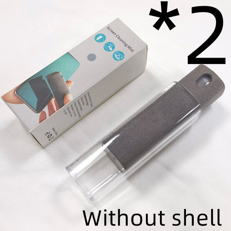 Mobile Phone Screen Cleaner Artifact Storage Integrated Mobile Phone Portable Computer Screen Cleaner Set - Expo G2pcs Light greyWithout shell0