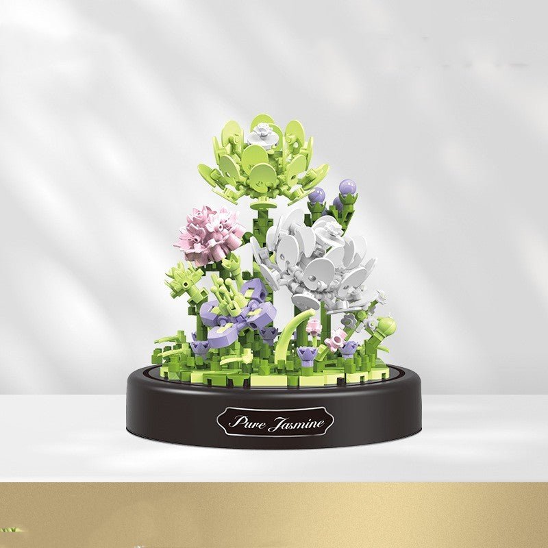 Small Particle Assembly Rose Decoration Toys - Expo GStyle 163470
