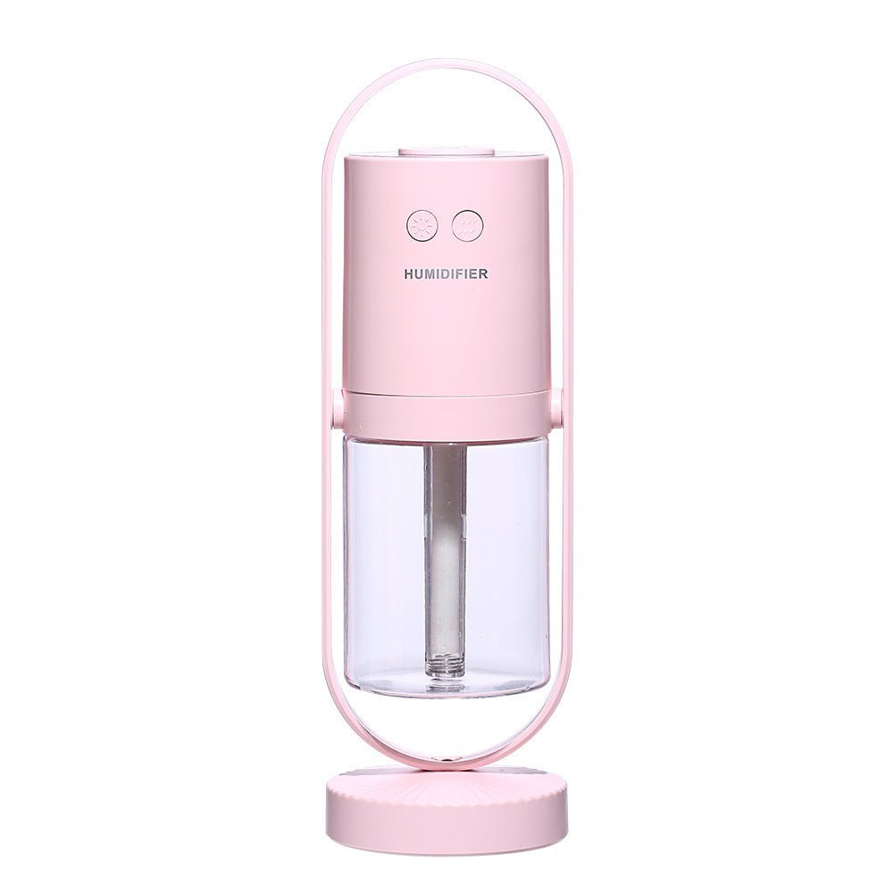 Magic Shadow USB Air Humidifier For Home With Projection Night Lights Ultrasonic Car Mist Maker Mini Office Air Purifier - Expo GPinkUSB0