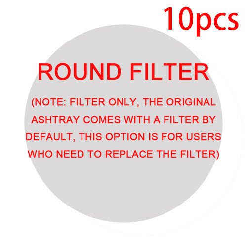 Smoke Removal Air Purification Ashtray Anion Purification Practical Automatic Purifier Ashtray Portable Gadgets For Car Ashtray - Expo GRound filter 10pcs0
