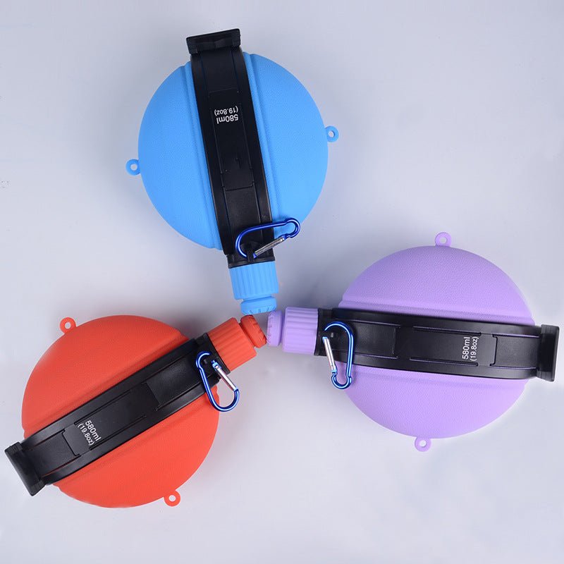 Outdoor Military Water Bottle Silicone Large Capacity Folding Water Kettle Hiking Camping Leak Proof Tour Water Bottle - Expo GArmy GreenDrinkware