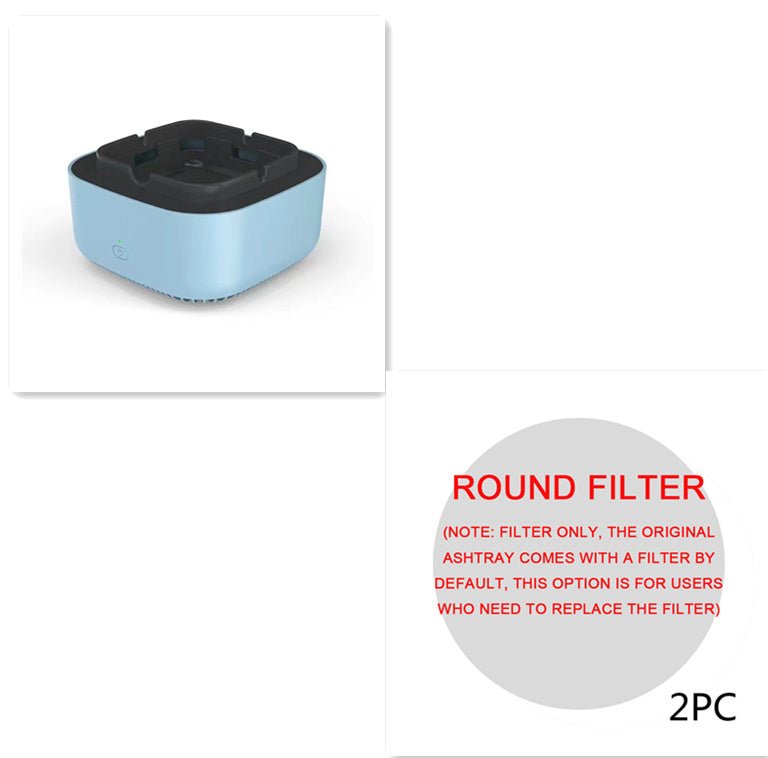 Smoke Removal Air Purification Ashtray Anion Purification Practical Automatic Purifier Ashtray Portable Gadgets For Car Ashtray - Expo GSet20