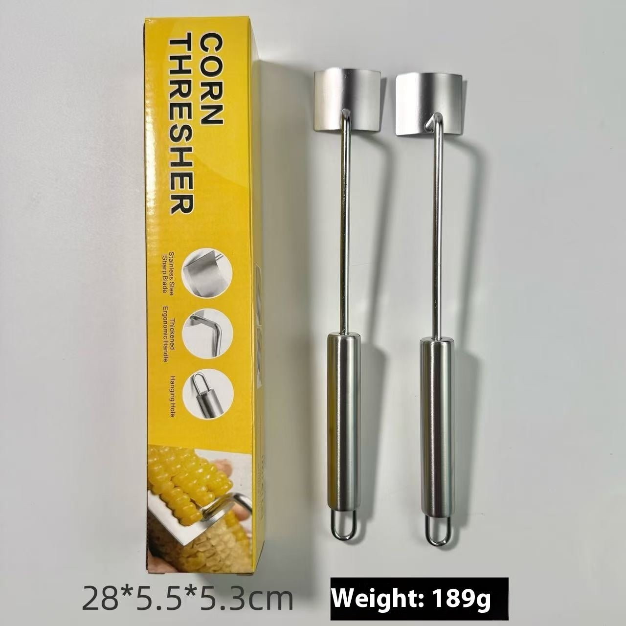 Stainless Steel Household Kitchen Multi - functional Corn Shovel - Expo GShovel 2PCs Color Box0