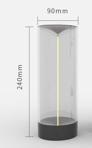 New LED Camping Light Type - c Rechargeable Portable Night Light With High Transparency And Anti Drop Creative Atmosphere Light - Expo GDeep Space GreyUSB0