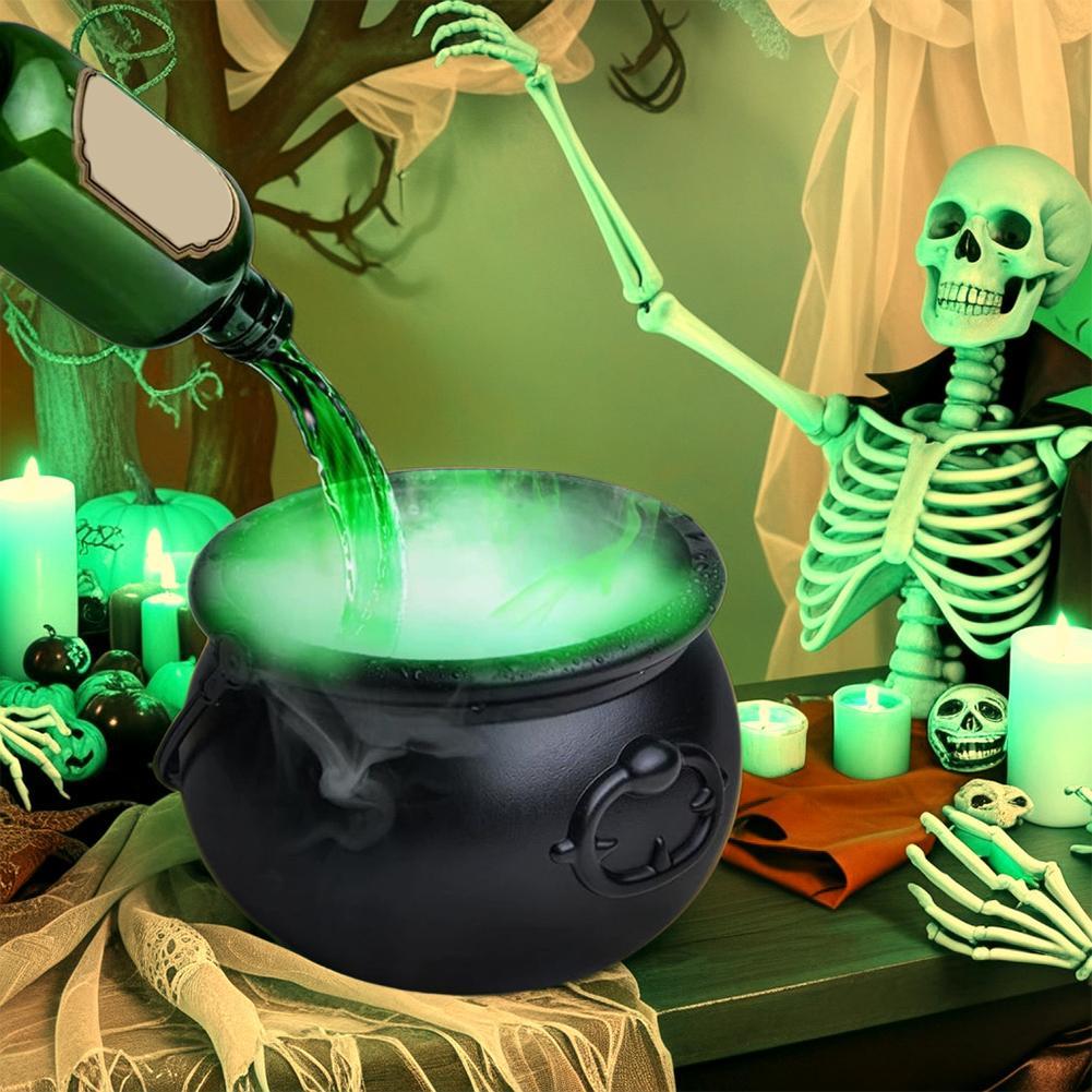 Halloween Black Wizard Bowl Magic Float Bottle And Diffuser Indoor Home Bar Magic Party Horror Ghost Props Halloween Decoration - Expo GLarge SizeBlack Witch Bowl0