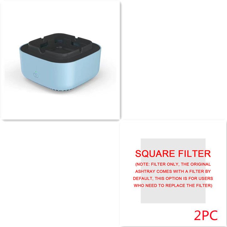 Smoke Removal Air Purification Ashtray Anion Purification Practical Automatic Purifier Ashtray Portable Gadgets For Car Ashtray - Expo GSet70