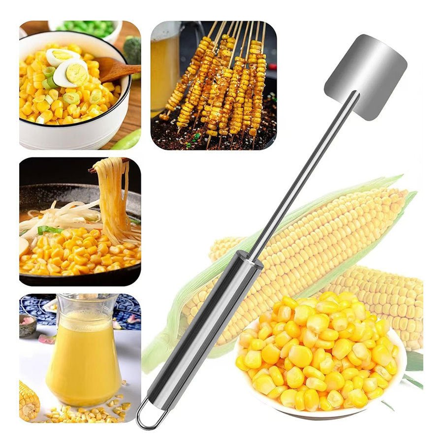 Stainless Steel Household Kitchen Multi - functional Corn Shovel - Expo GCorn Shovel OPP Bag0