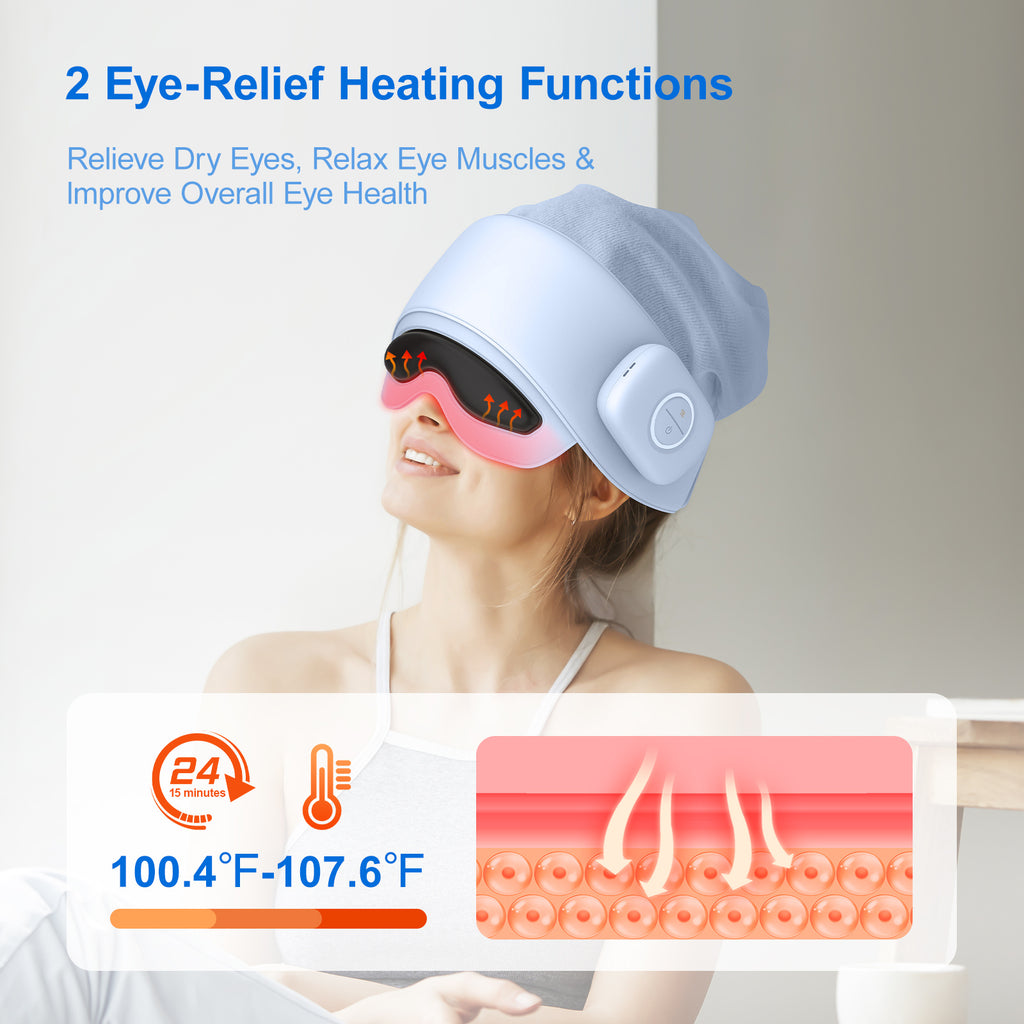 2025 Best-Selling Smart Head Massager With Eye Relief & Heating Function