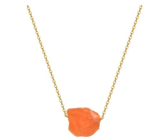 Hot Selling Stone Crystal Pillar Tree Of Life Pendant Ins Fashion Necklace - Expo GCarnelian Stone1PCS0
