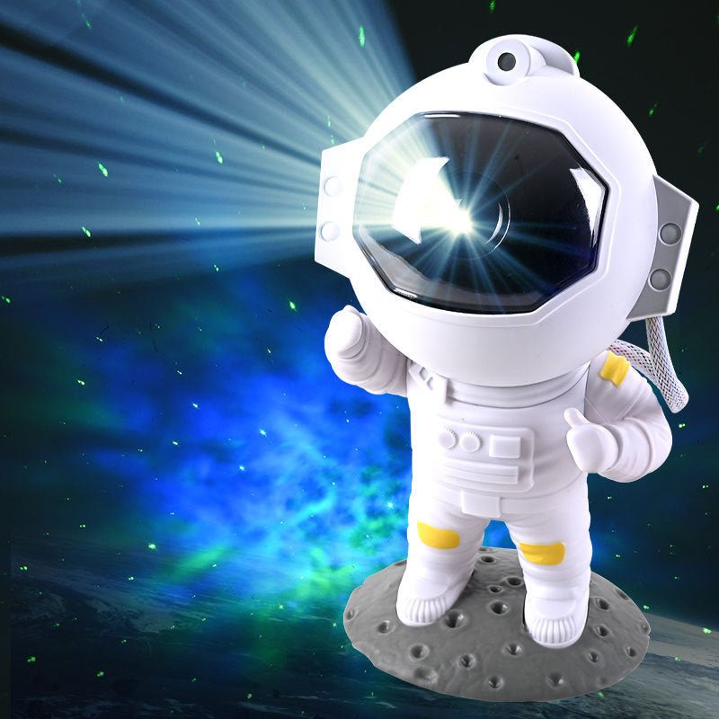 Galaxy Star Projector Starry Sky Night Light Astronaut Lamp Home Room Decor Decoration Bedroom Decorative Luminaires Gift - Expo GPlug In TypeNew Style White0