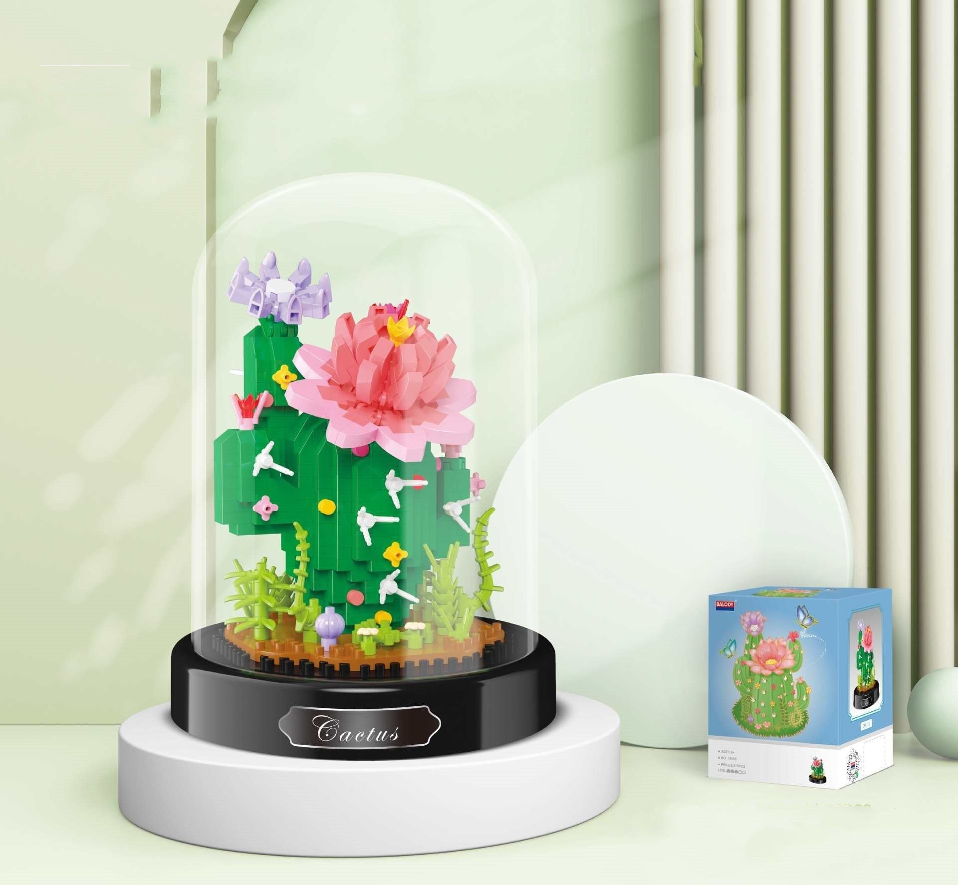 Small Particle Assembly Rose Decoration Toys - Expo GStyle 184970