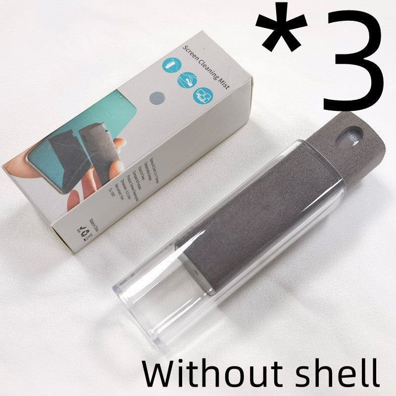 Mobile Phone Screen Cleaner Artifact Storage Integrated Mobile Phone Portable Computer Screen Cleaner Set - Expo G3pcs Light greyWithout shell0