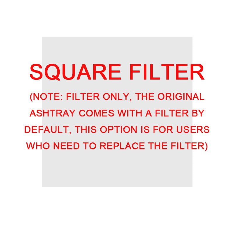 Smoke Removal Air Purification Ashtray Anion Purification Practical Automatic Purifier Ashtray Portable Gadgets For Car Ashtray - Expo GSquare filter0