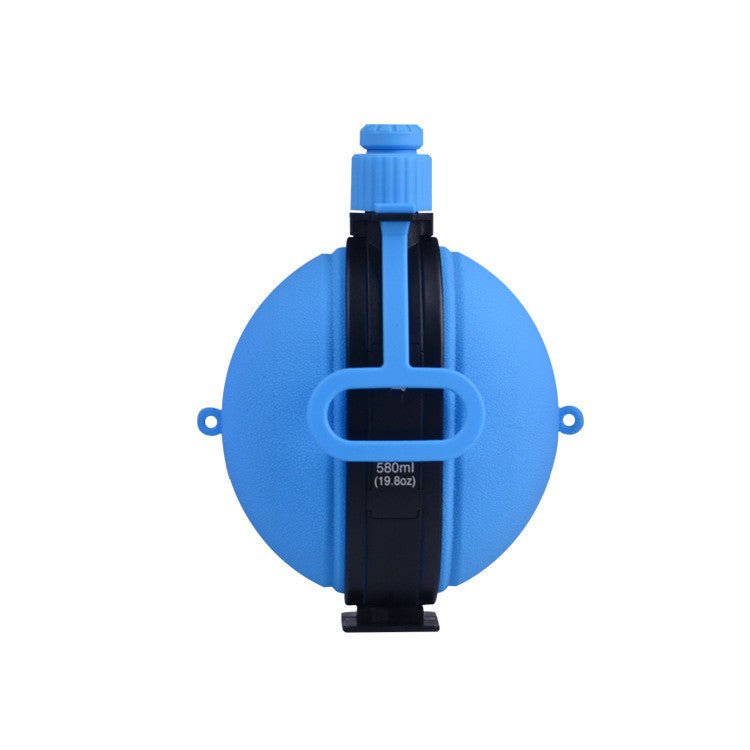 Outdoor Military Water Bottle Silicone Large Capacity Folding Water Kettle Hiking Camping Leak Proof Tour Water Bottle - Expo GBlueDrinkware