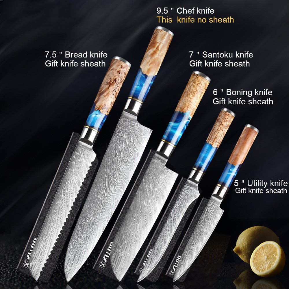 Kitchen Knife Set Chef's Knife Meat Chopping Knife - Expo G5 piece set0
