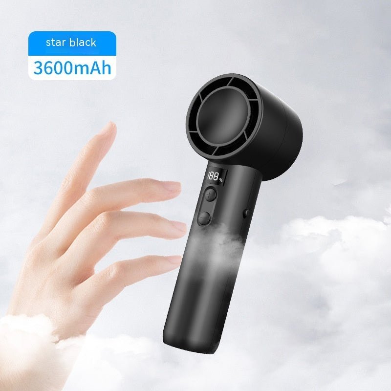Handheld Fan USB Charging Desktop Mute - Expo GBlackUSB0
