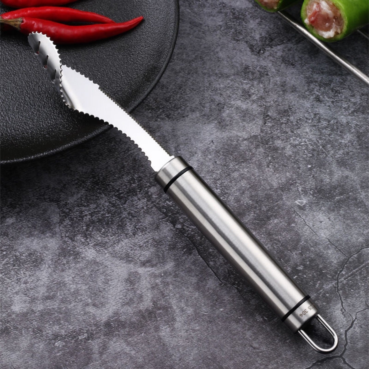 Stainless Steel Household Kitchen Utensils Core Remover - Expo GSilver0
