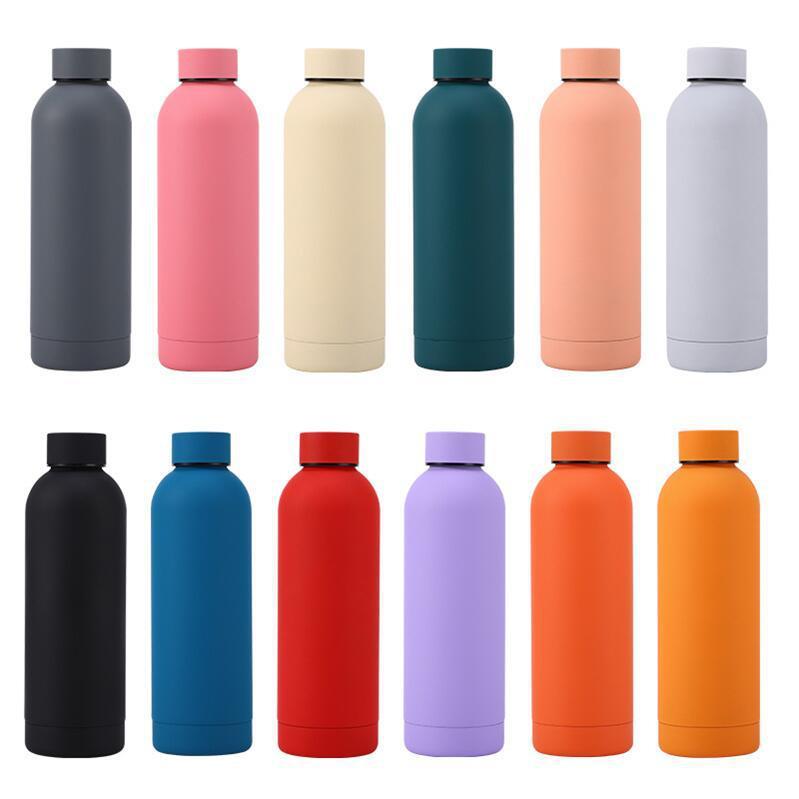 Stainless Steel Vacuum Cup Outdoor Portable Large Capacity Sports Water Bottle - Expo GBlack350ml0