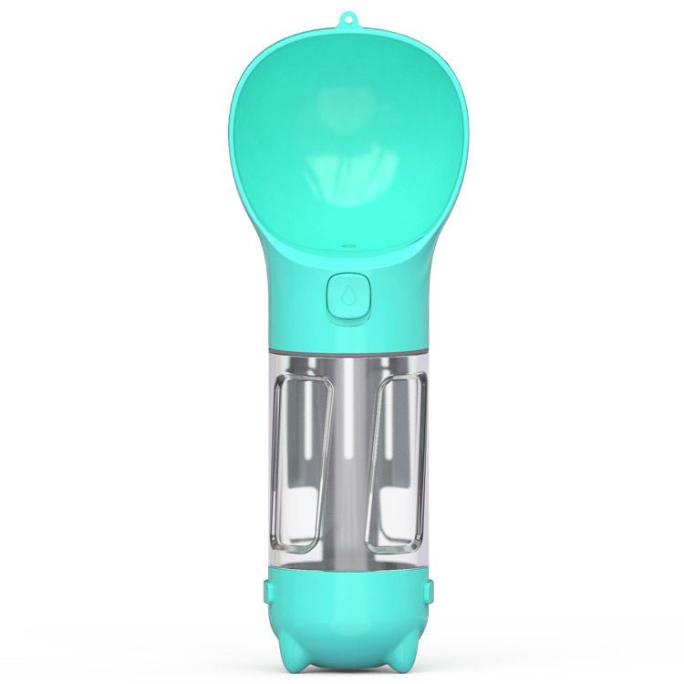 Pet Water Bottle Feeder Bowl Garbage Bag Storage Portable Pet Outdoor Travel 3 In 1 Dog Water Bottle - Expo GPink2style500ml0
