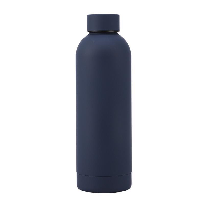Stainless Steel Vacuum Cup Outdoor Portable Large Capacity Sports Water Bottle - Expo GAzure Blue350ml0