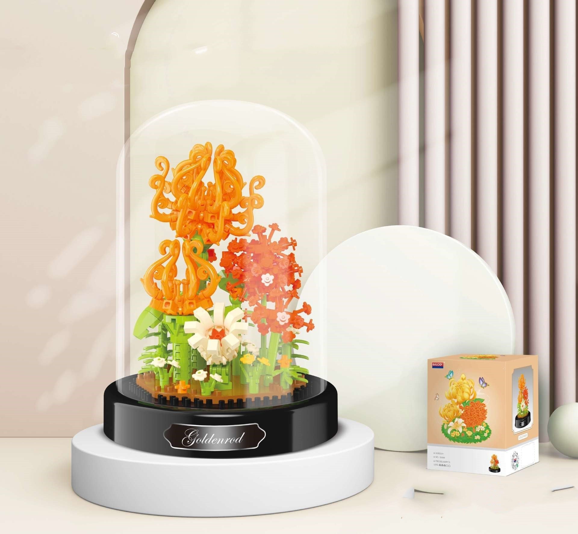 Small Particle Assembly Rose Decoration Toys - Expo GStyle 184970