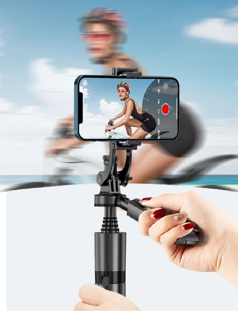 360 Auto Face Tracking Gimbal AI Smart Gimbal Face Tracking Auto Phone Holder For Smartphone Video Vlog Live Stabilizer Tripod - Expo GBlack4