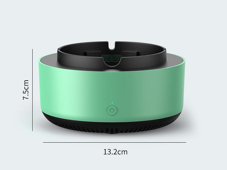 Smoke Removal Air Purification Ashtray Anion Purification Practical Automatic Purifier Ashtray Portable Gadgets For Car Ashtray - Expo GStarry Sky Green0