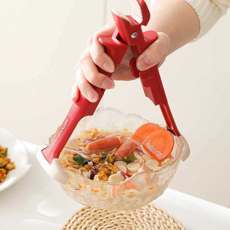 Shark Anti - scalding Clip Red Dish - grabbing Device Multifunctional Bowl Clip - Expo GRedKitchen Appliances