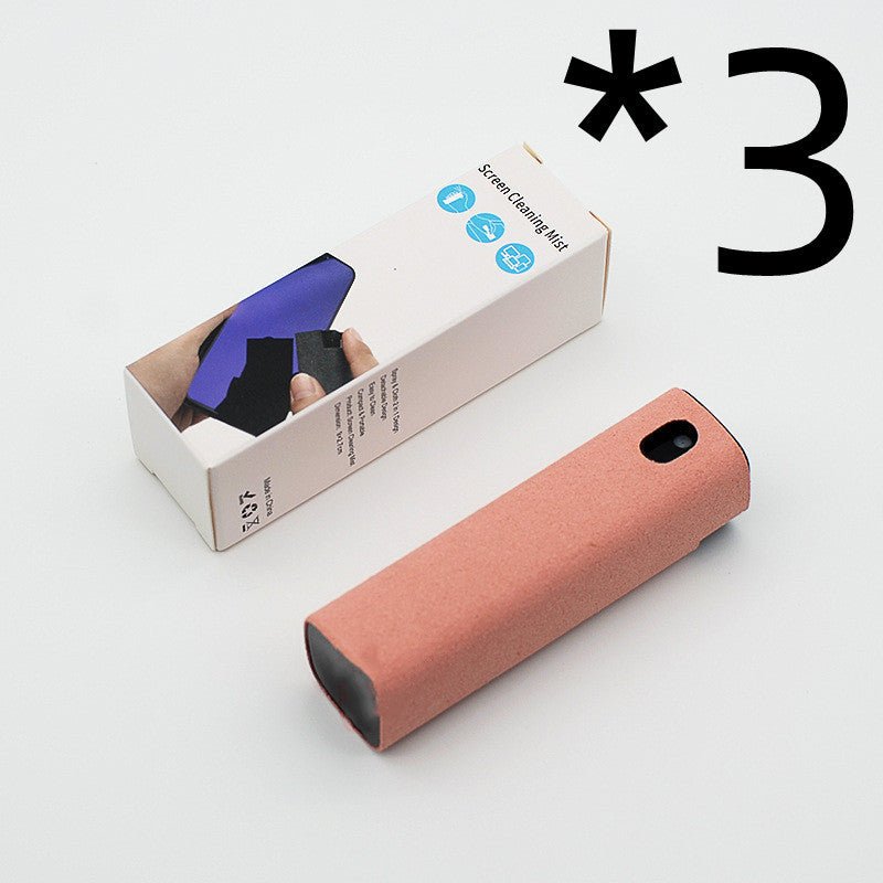 Mobile Phone Screen Cleaner Artifact Storage Integrated Mobile Phone Portable Computer Screen Cleaner Set - Expo G3pcs PinkWithout shell0
