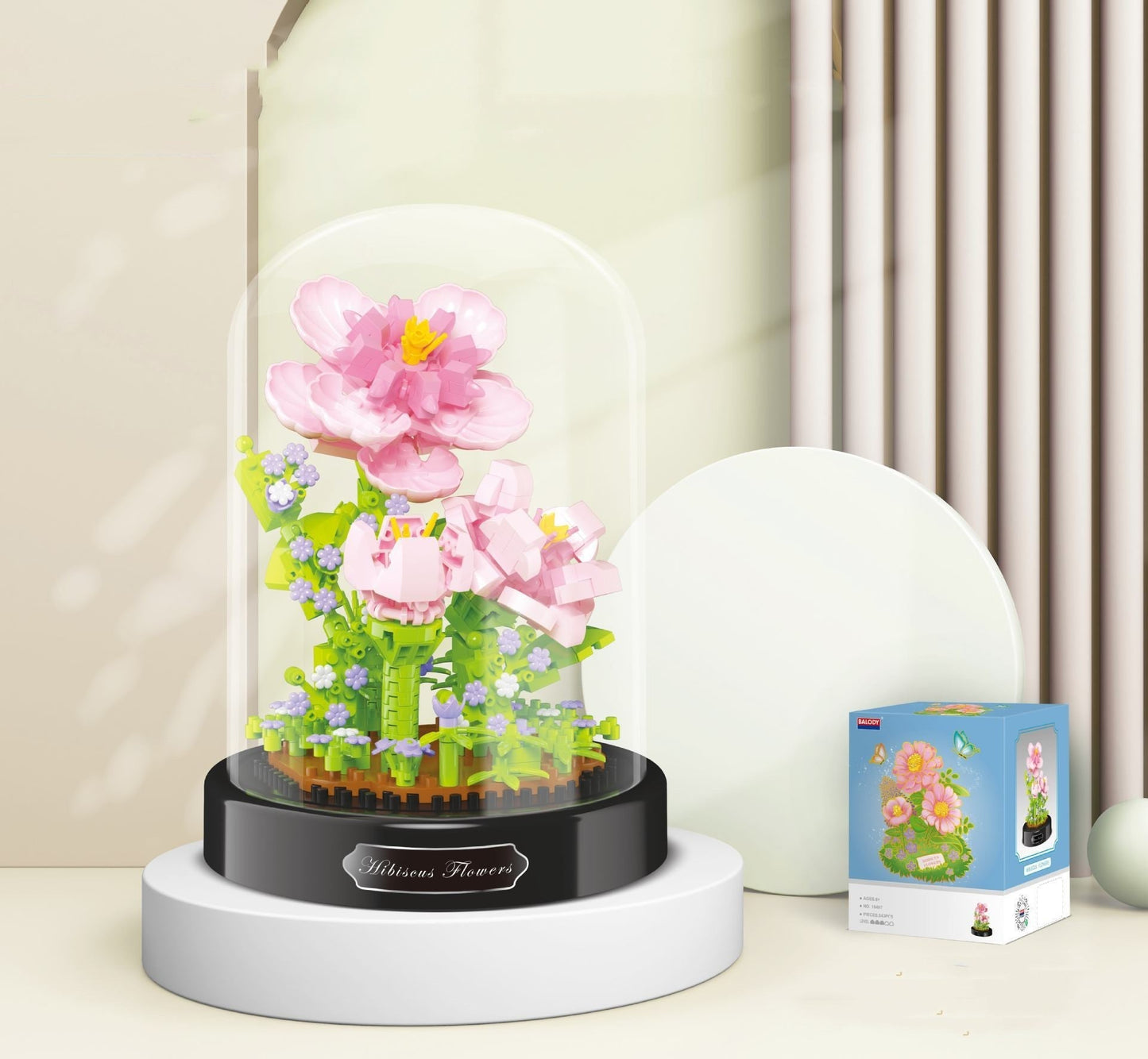 Small Particle Assembly Rose Decoration Toys - Expo GStyle 184970