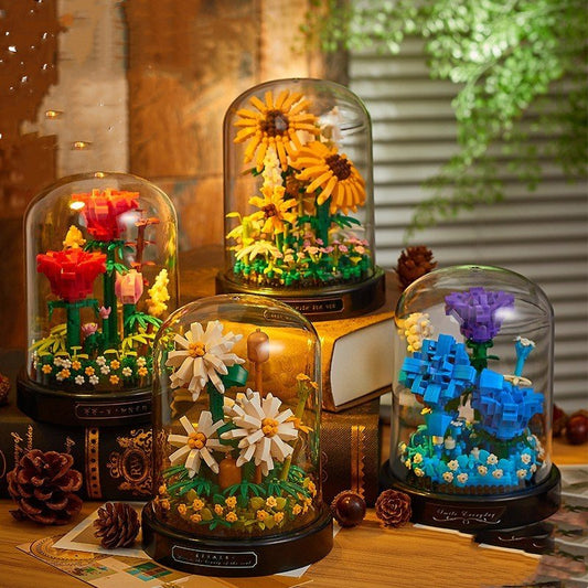 Small Particle Assembly Rose Decoration Toys - Expo GStyle 184970