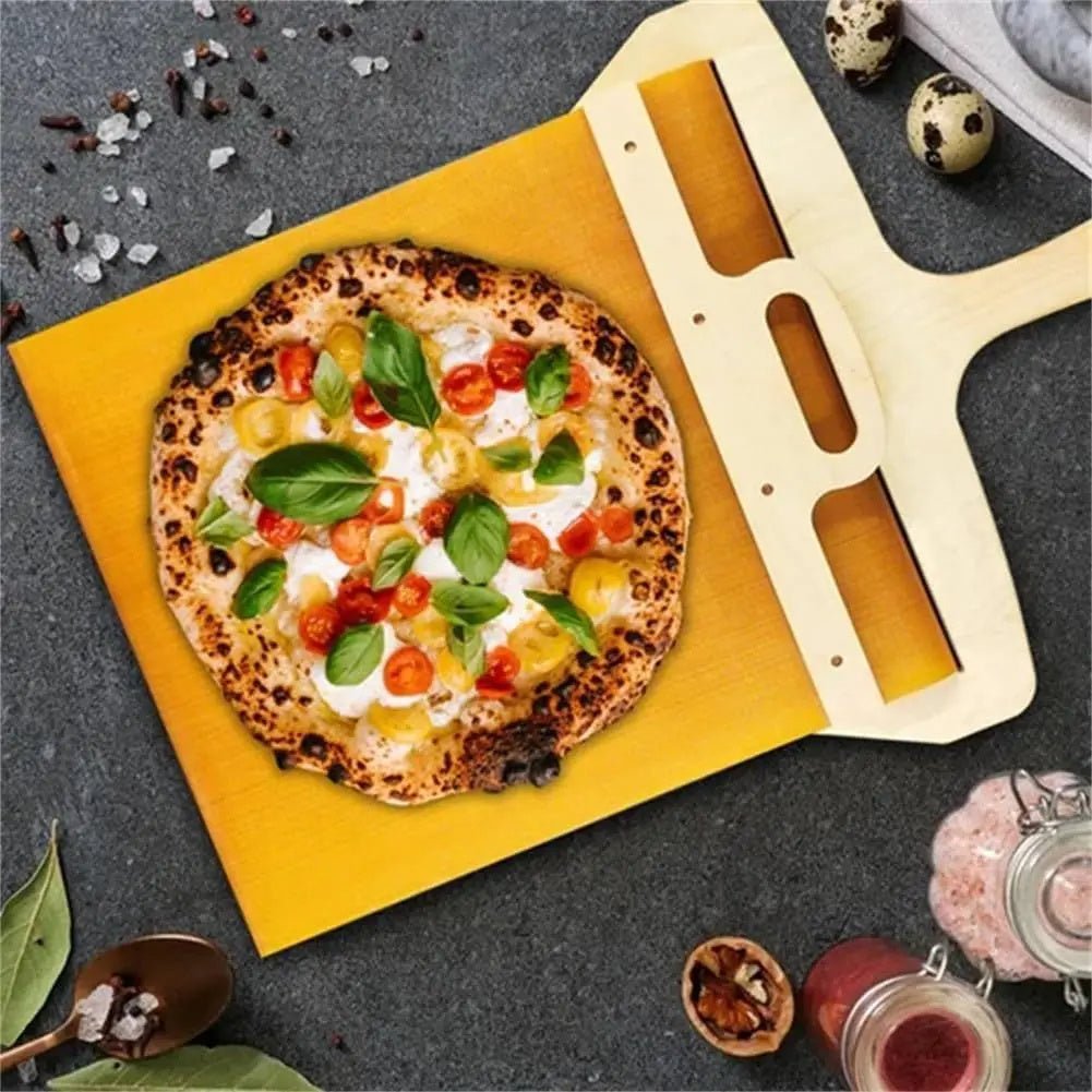 Kitchen Gadgets Sliding Pizza Shovel Non Stick Pizza Smooth Cutting Board Storage Transfer Board Kitchen Baking Tool - Expo GPizza Transfer Shovel0