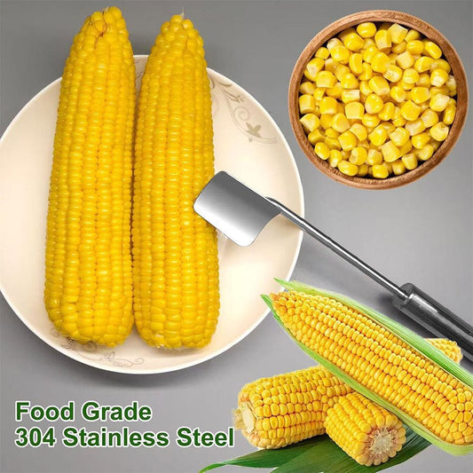 Stainless Steel Household Kitchen Multi - functional Corn Shovel - Expo GCorn Shovel OPP Bag0