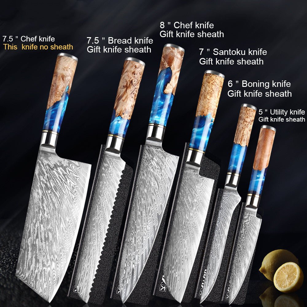 Kitchen Knife Set Chef's Knife Meat Chopping Knife - Expo G6 piece set0