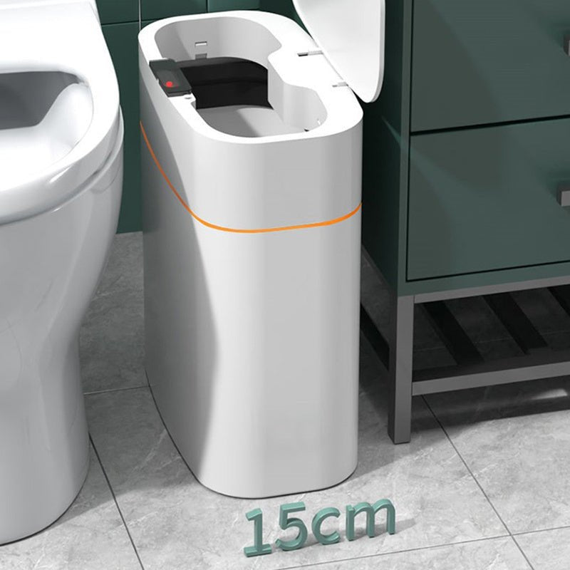 Smart Trash Can With Lid For Bedroom And Living Room Kitchen Storage Box Trash Can Induction Small Car Box Automatic Smart Dustbin Smart Trash Bin - Expo GGrey16L0