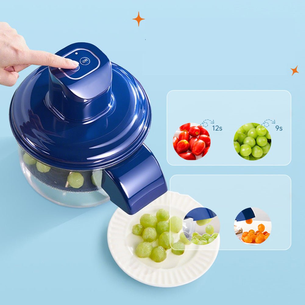 Automatic Electric Grape Peeler Electric Rechargeable Fruit Peeling Machine Hands - Free Skin Remover Home Kitchen Supplies Kitchen Gadgets - Expo GBlue0