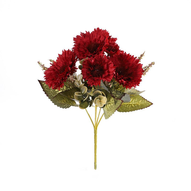Home Filming Prop Decoration Fake Flowers - Expo GWine Red0