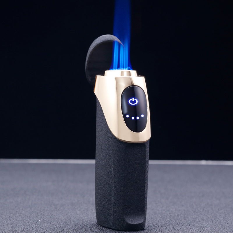 Rechargeable Gas Mixed Lighter Personality Dolphin - Expo GBlack Nickel BrushedUSB0